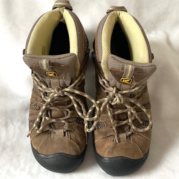 Brown Keen Women’s Voyageur Mid Height Outdoor Hiking Boots Sz 8 - Picture 5 of 14